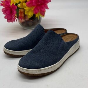 Aetrex Navy Slip-On Mule Sneakers Size 6.5